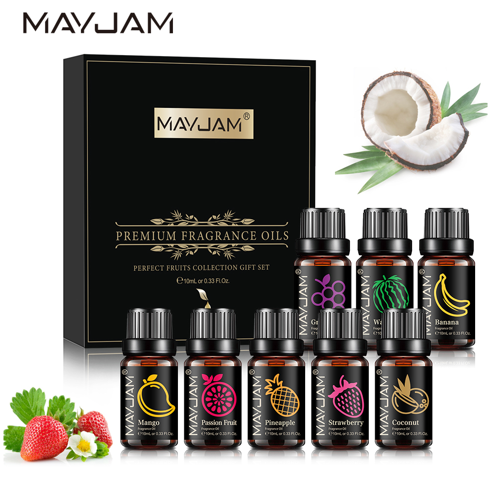 Soap Making Ingredients - MAYJAM Set di oli profumati 8
