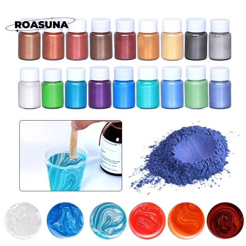 Mica Powder Colorant - 24 colori polvere di perla di