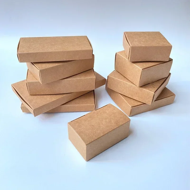 Kraft Soap Label - Scatola di carta Kraft marrone naturale