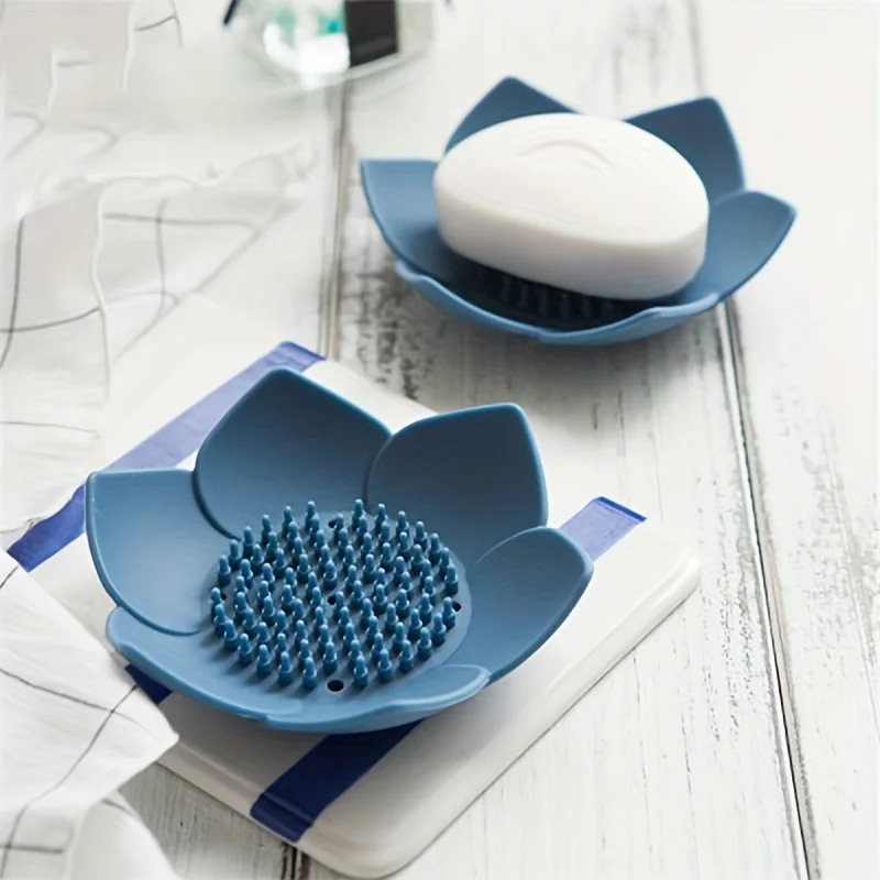 Soap Dish Draining - Portasapone da Bagno in Silicone con