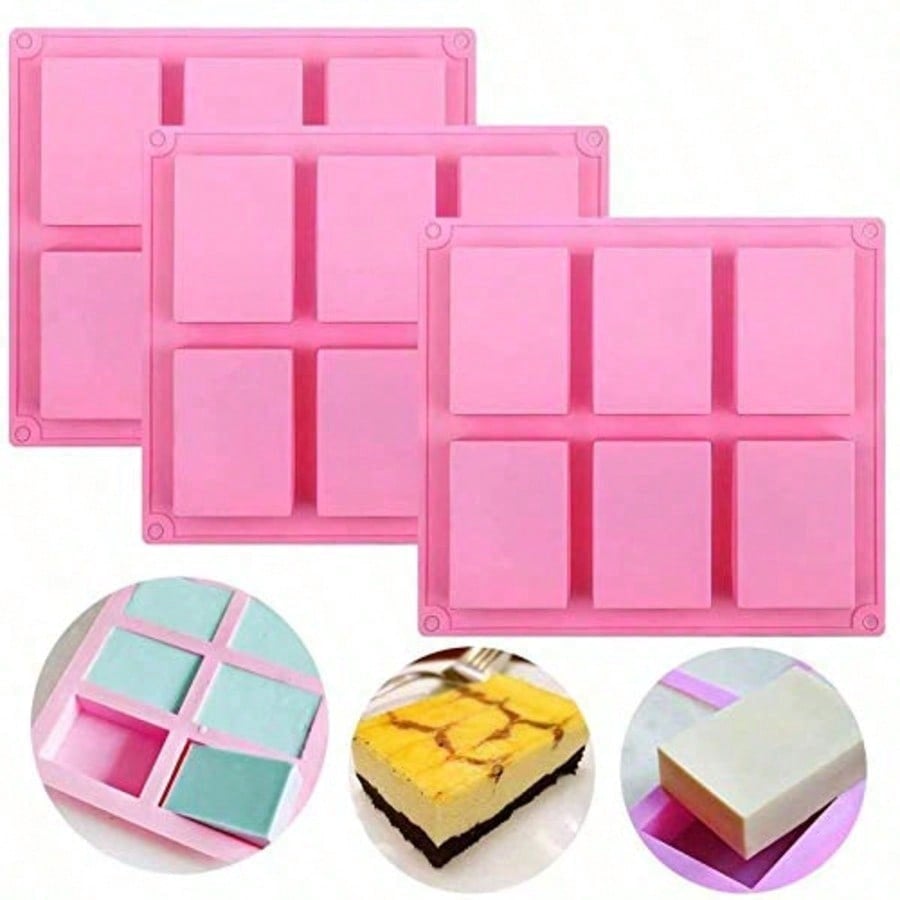 Soap Mold Silicone Loaf - Confezione da 1-2 stampi in silicone