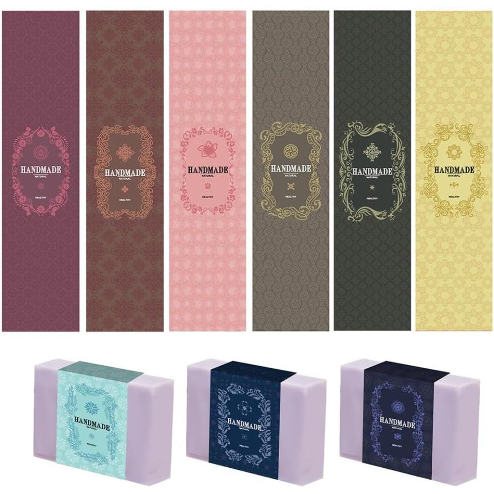 Soap Making Websites - 90 Pezzi di Etichette Avvolgenti Fatte