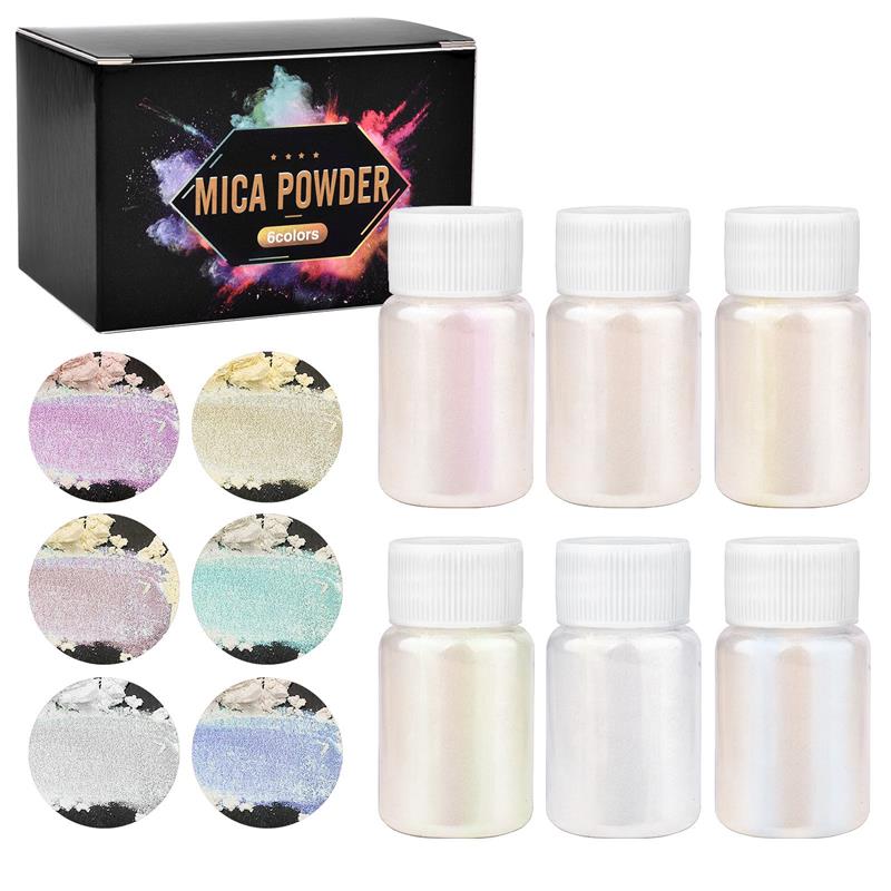 Mica Powder Colorant - 6 pezzi-set resina epossidica colorante polvere