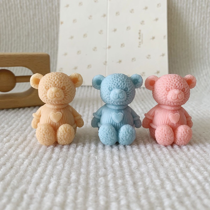 Mini amore orso candela stampo - Soap Making Business recensione e prezzo