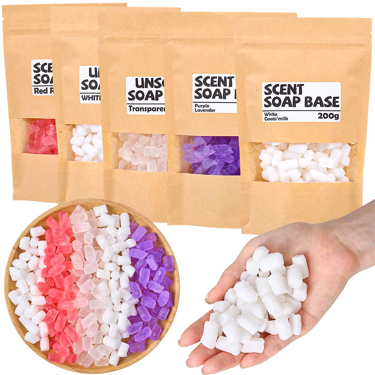 200g Colore Glicerina Sapone B - Soap Making Goats Milk recensione e prezzo