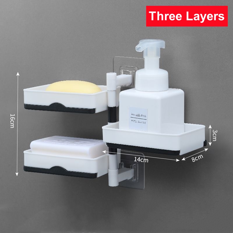 Portasapone Girevole 2/3/4 Pos - Soap Dish Draining recensione e prezzo