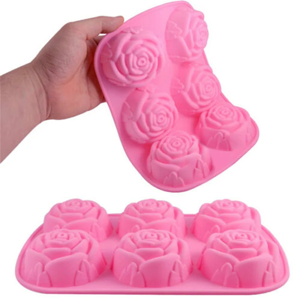 6 fori Fiore Rosa Sapone fatto - Soap Mold Silicone Loaf recensione e prezzo