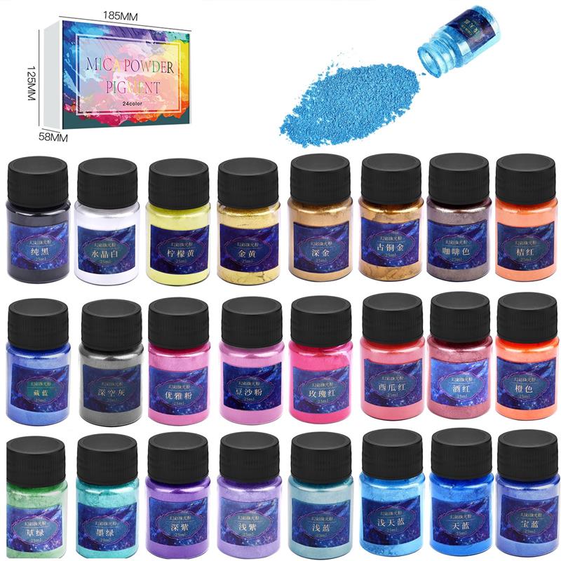 24 colori resina epossidica co - Mica Powder Colorant recensione e prezzo