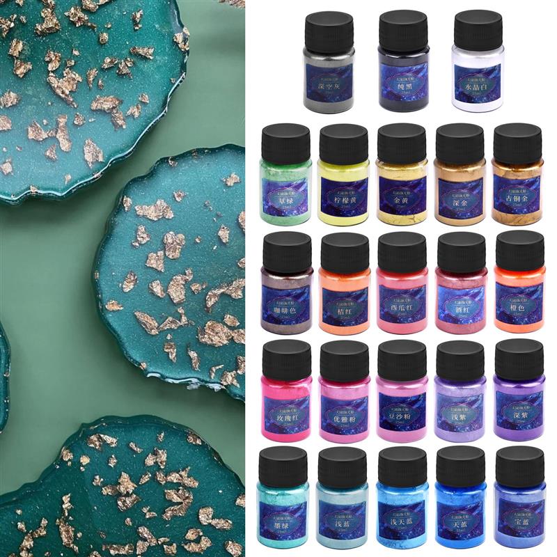 24 colori resina epossidica co - Mica Powder Colorant recensione e prezzo
