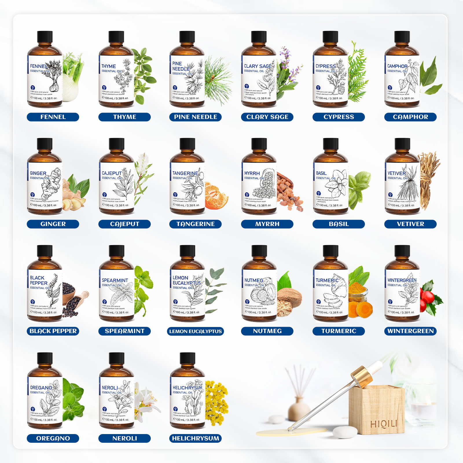 HIQILI Olio Essenziale 100% Na - Soap Making Ingredients recensione e prezzo