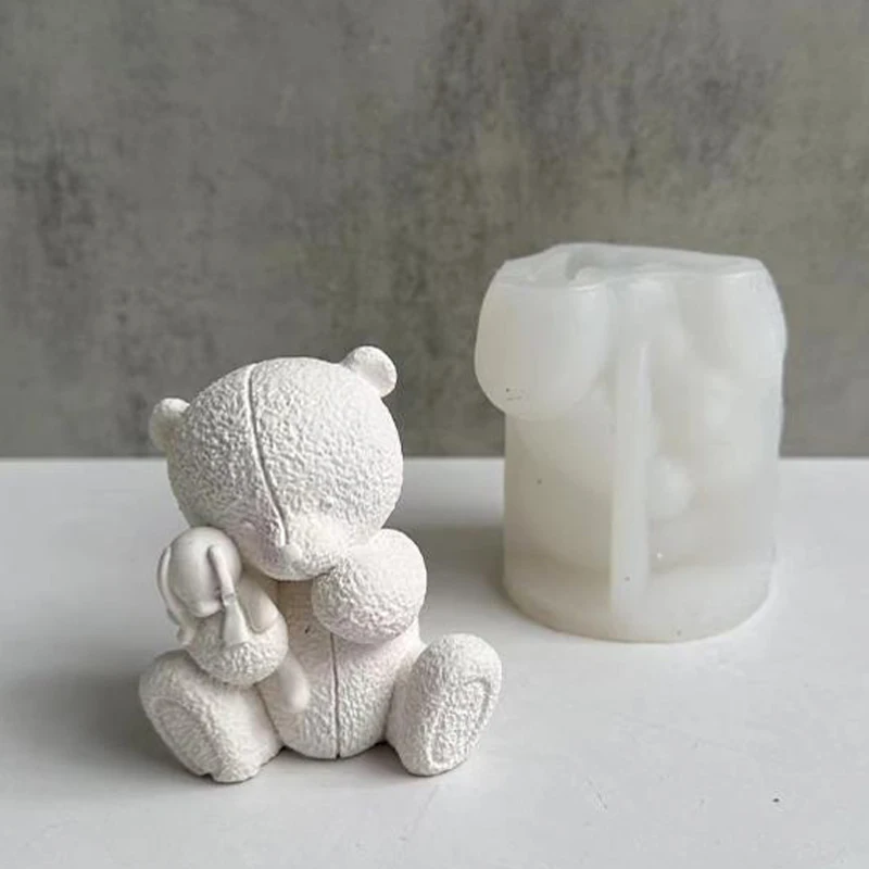 Orso tessuto candela stampo in - Soap Making Business recensione e prezzo