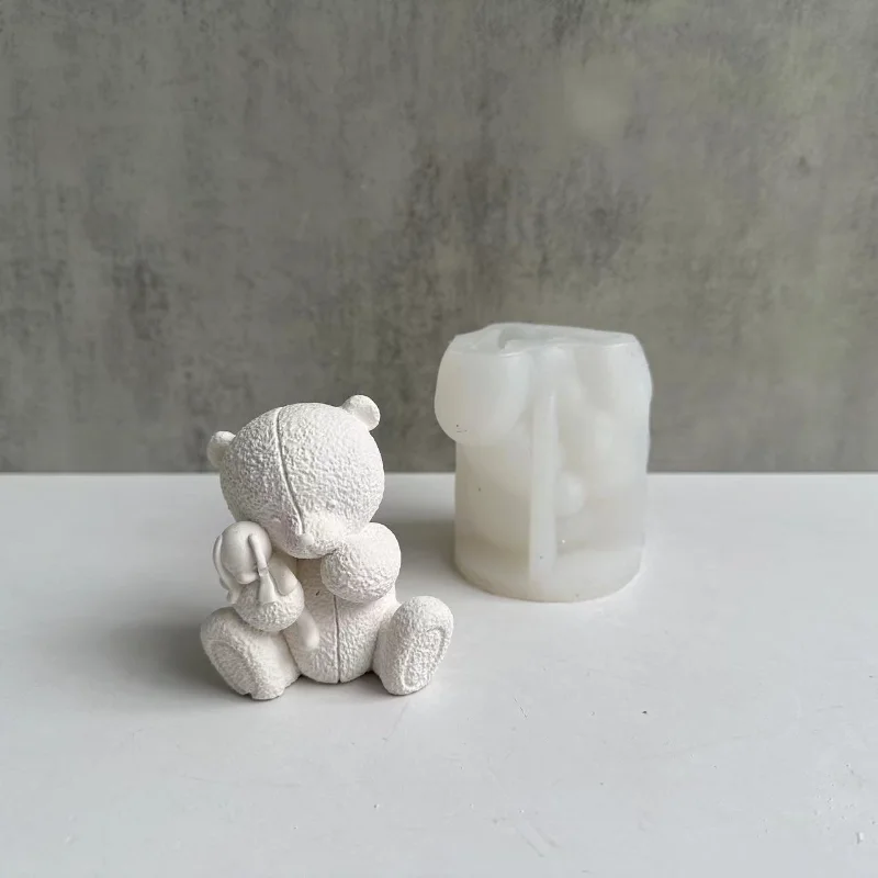 Orso tessuto candela stampo in - Soap Making Business recensione e prezzo